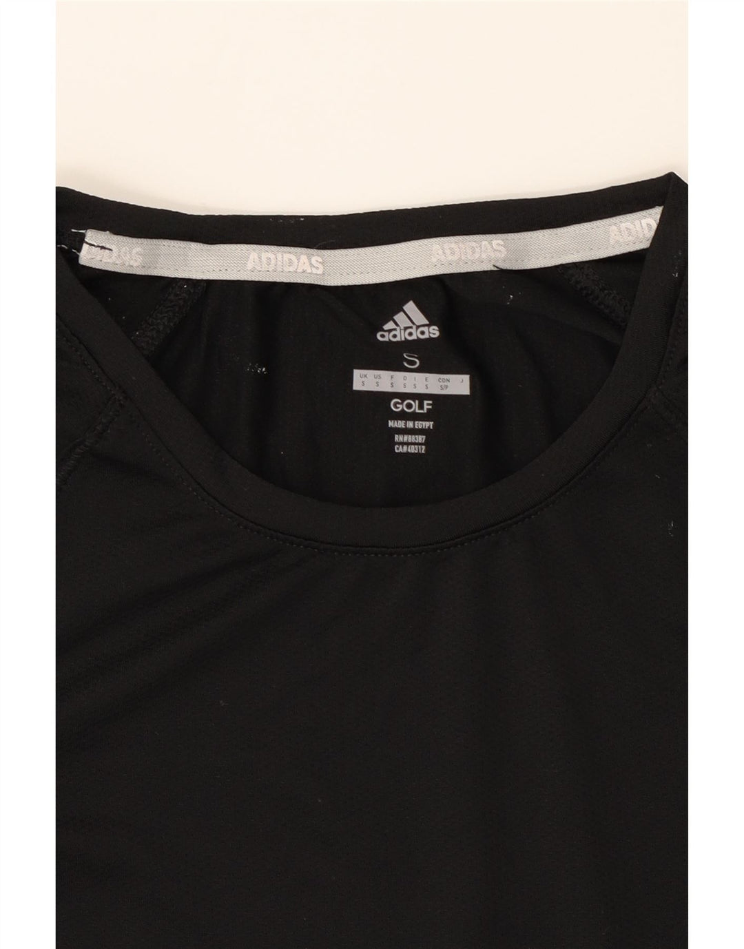 ADIDAS Womens Top Long Sleeve UK 10 Small Black Polyester Vintage Adidas and Second-Hand Adidas from Messina Hembry 