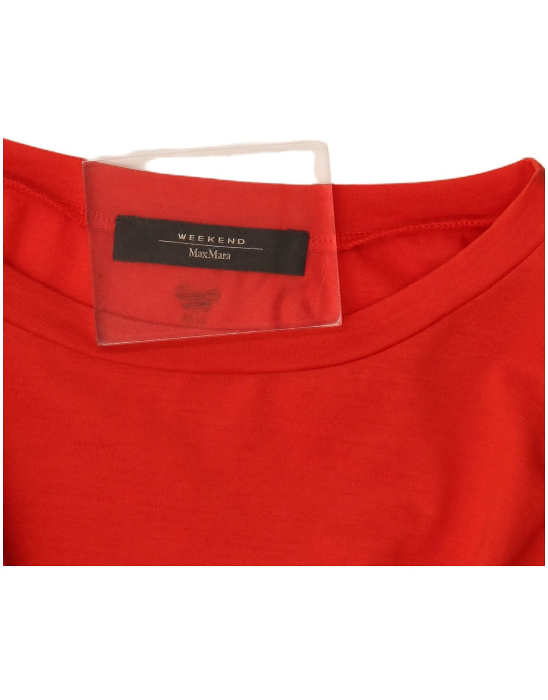 Max Mara Dame T-Shirt Top UK 14 Medium Rød