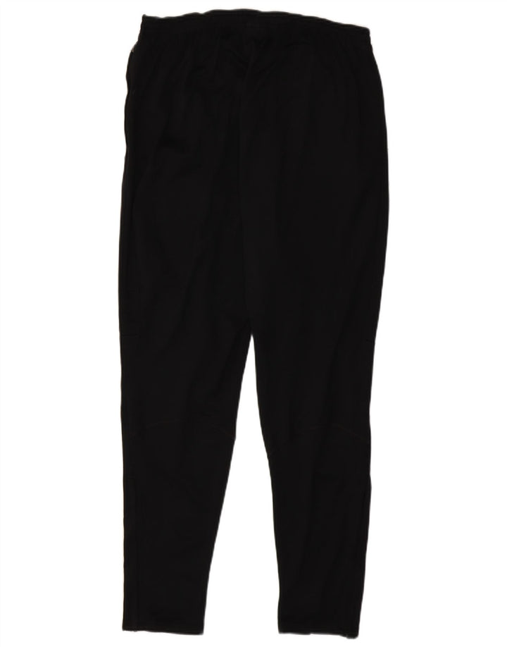 Nike Dame Dri Fit træningsdragt Bukser UK 14 Large Black Polyester