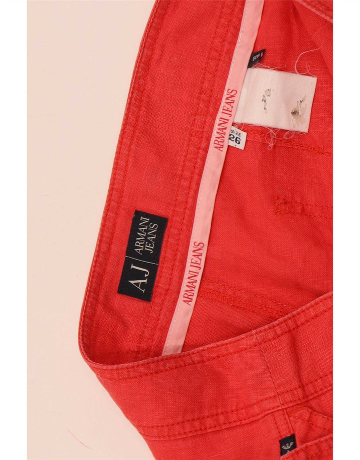 Armani Cargo Shorts til kvinder W26 Small Red