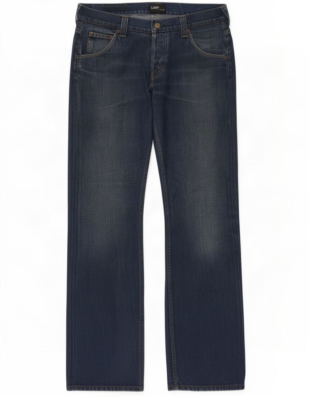 Lee Herre Flint Regular Fit Bootcut Jeans W34 L34 Blå Bomuld
