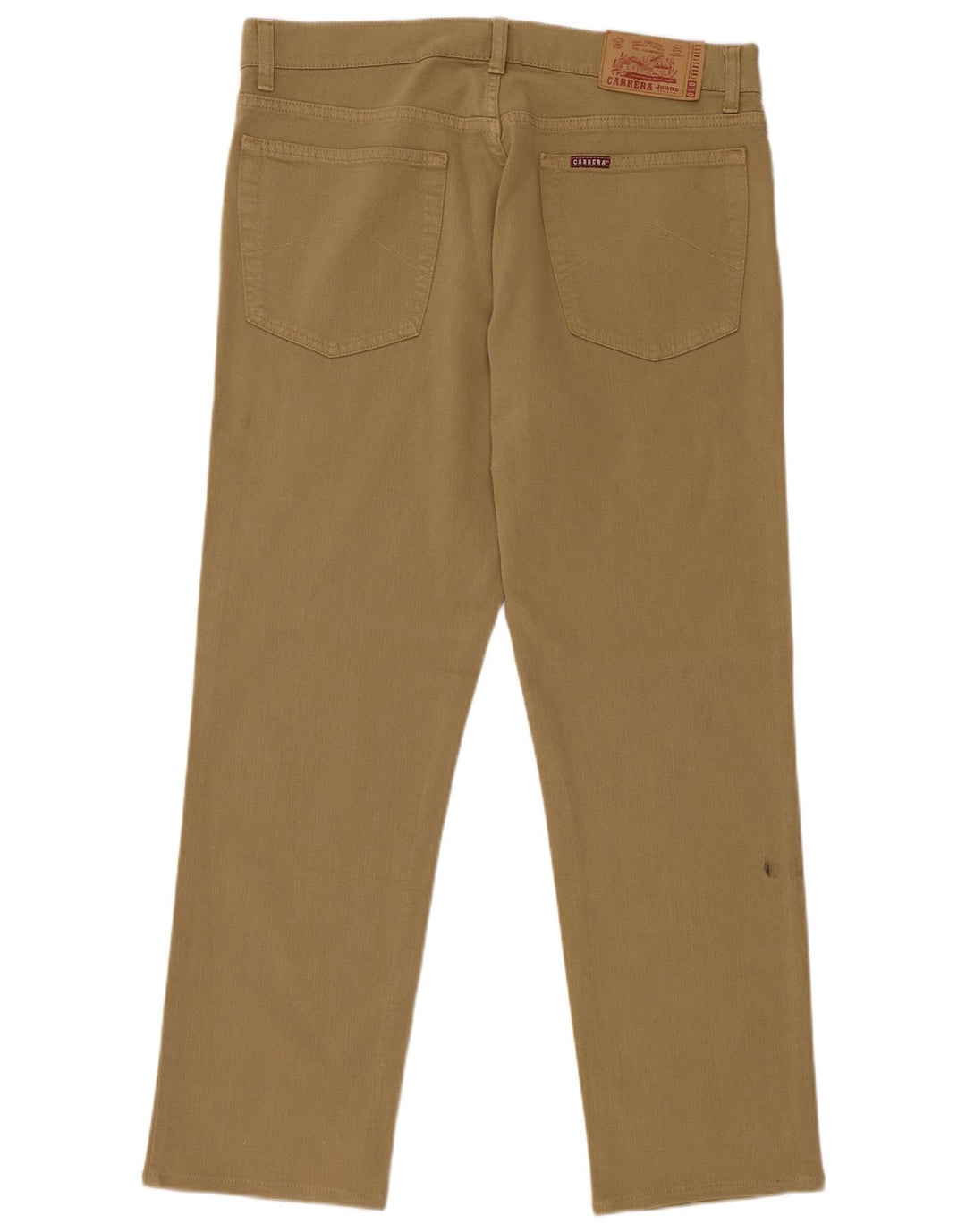 Carrera Mens 700 Regular Casual Bukser W36 L28 Khaki Cotton