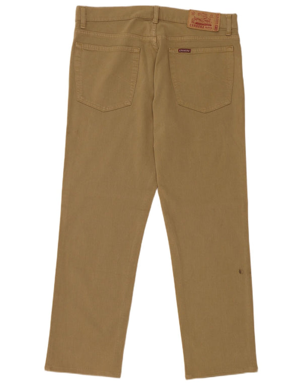 Carrera Mens 700 Regular Casual Bukser W36 L28 Khaki Cotton