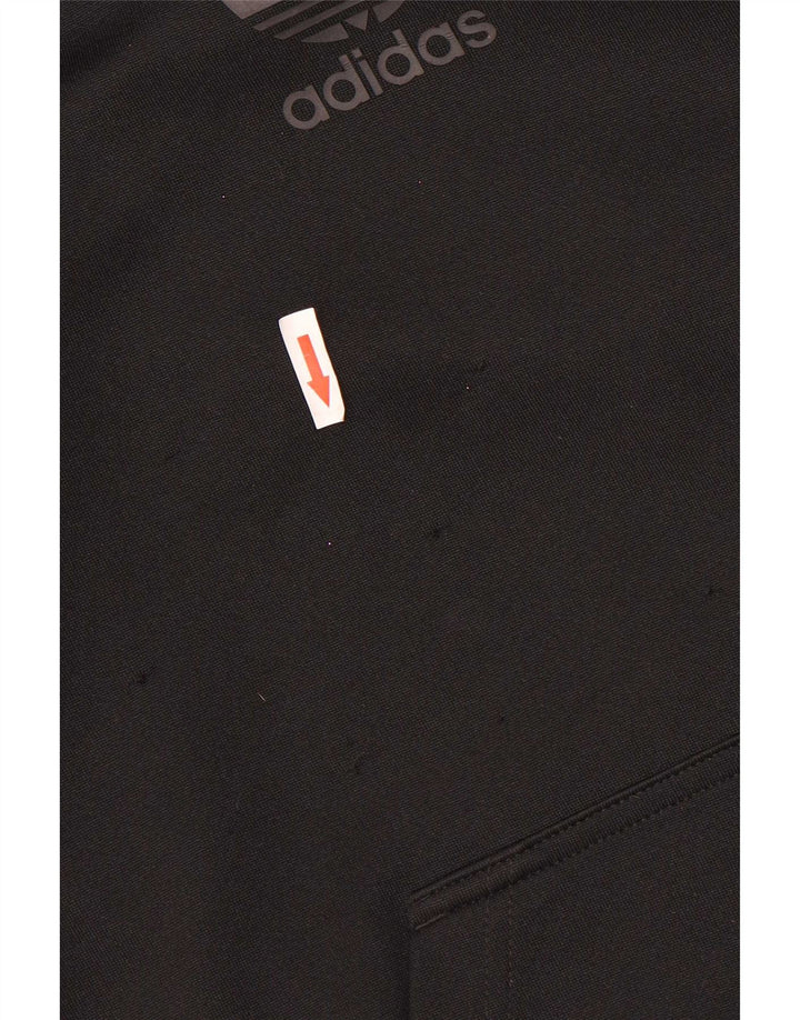 Adidas Grafisk hættetrøje til mænd XS Sort polyester