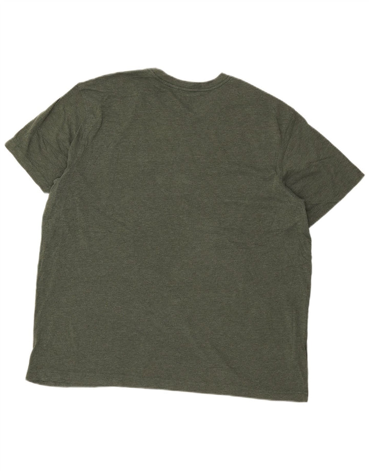Eddie Bauer Herre T-Shirt Top XL Grøn Bomuld