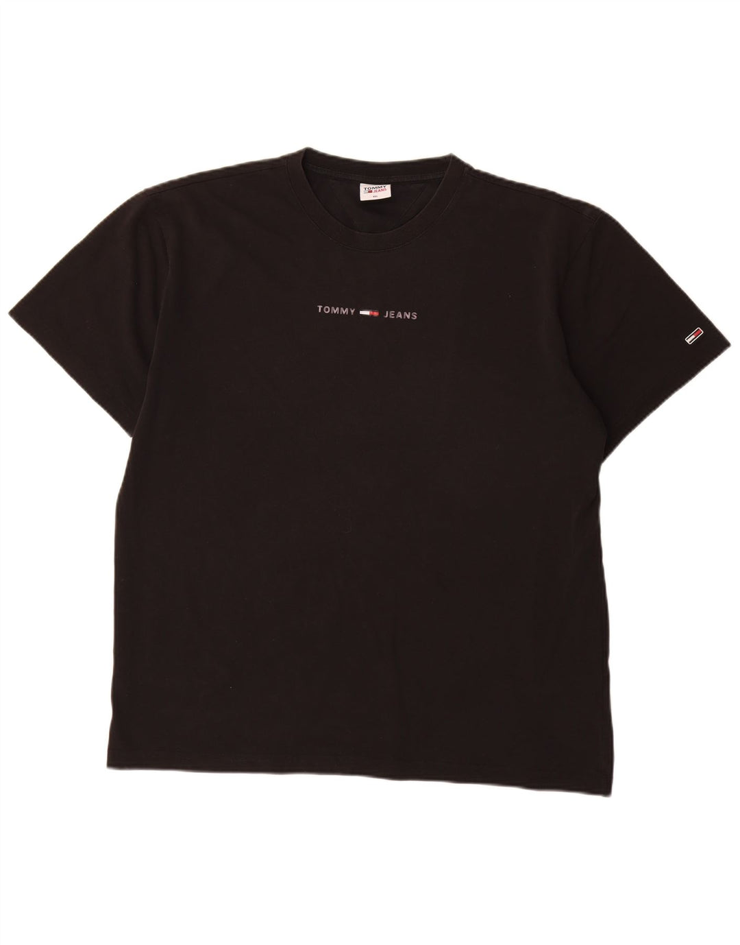 Tommy Hilfiger Herre Grafisk T-Shirt Top 2XL Sort
