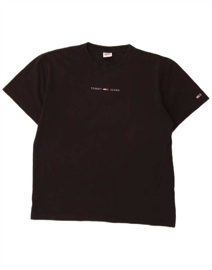 Tommy Hilfiger Herre Grafisk T-Shirt Top 2XL Sort
