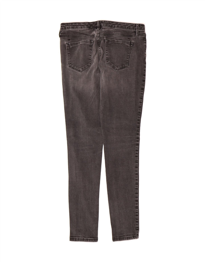 MOSSIMO Womens Stretch Mid Rise Skinny Jeans US 10 Large W30 L29 Grey Vintage Mossimo and Second-Hand Mossimo from Messina Hembry 