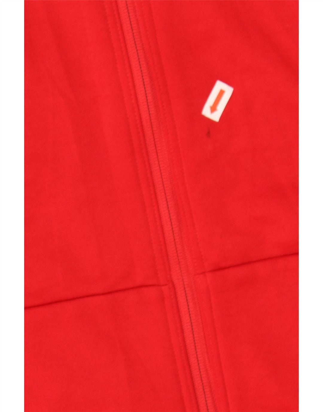 PUMA Mens Graphic Zip Hoodie Sweater Medium Red Polyester Vintage Puma and Second-Hand Puma from Messina Hembry 