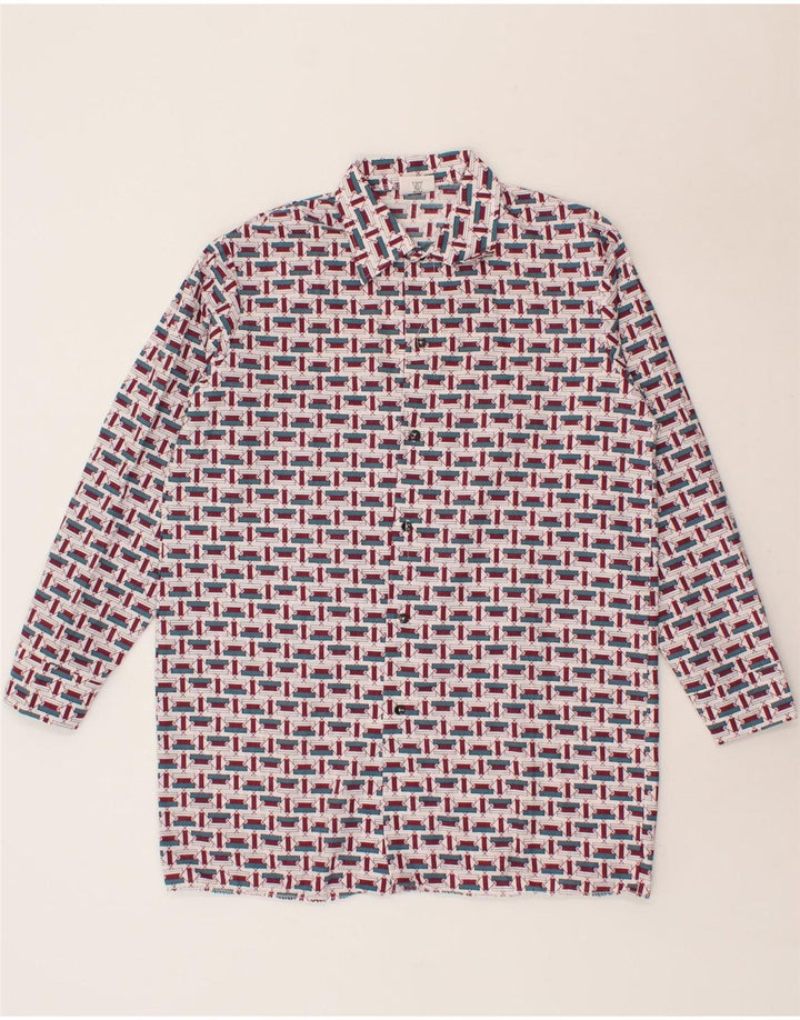 VINTAGE Mens Shirt Size 38 Medium Pink Check Vintage Vintage and Second-Hand Vintage from Messina Hembry 