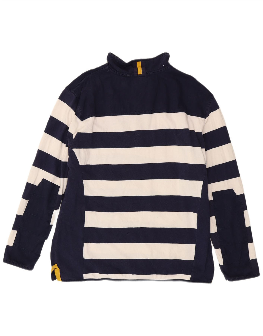 Joules Herre Zip Neck Sweatshirt Jumper 2XL Navy Blue Striped