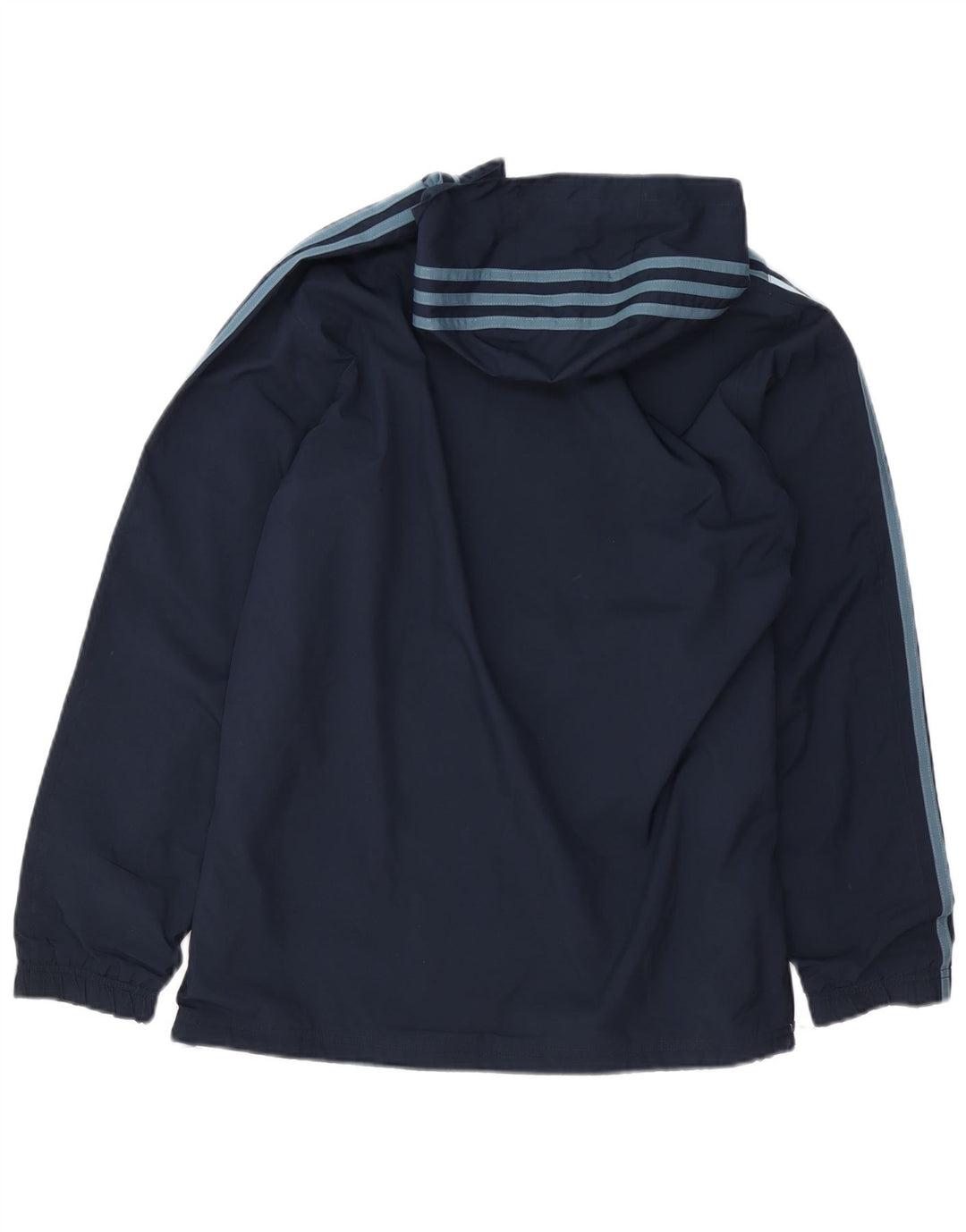 ADIDAS Anorak regnjakke med hætte til drenge 13-14 år marineblå polyester