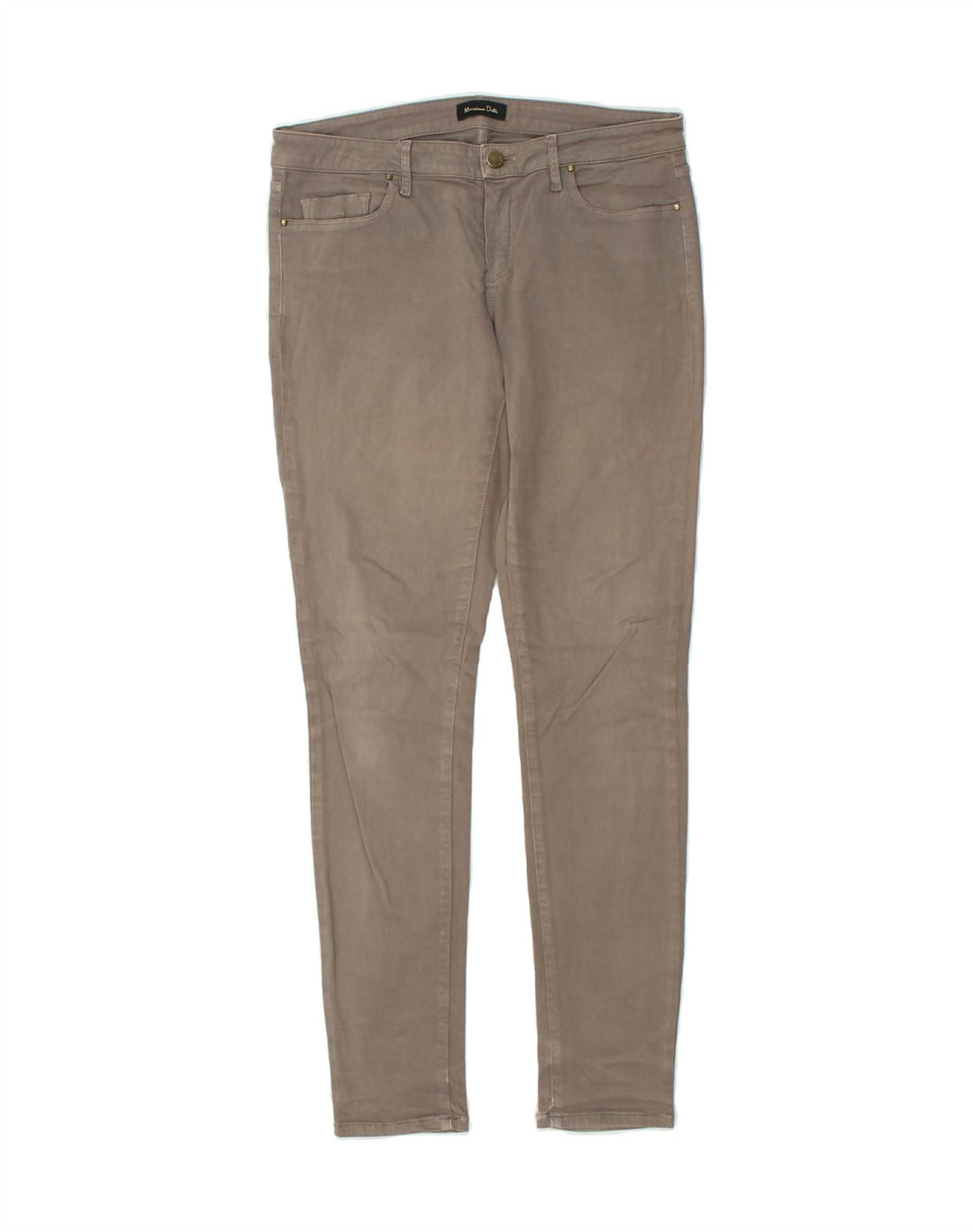 MASSIMO DUTTI Womens Skinny Casual Trousers EU 40 Medium W30 L30 Grey | Vintage Massimo Dutti | Thrift | Second-Hand Massimo Dutti | Used Clothing | Messina Hembry 