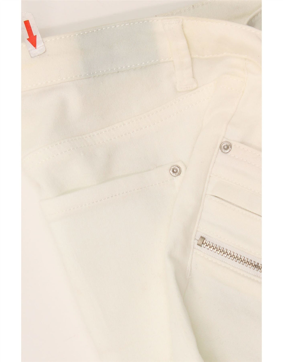 Zara Dame Skinny Jeans EU 38 Small W28 L28 Hvid