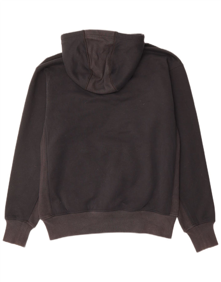 UNDER ARMOUR Mens Graphic Hoodie Jumper Small Black Colourblock