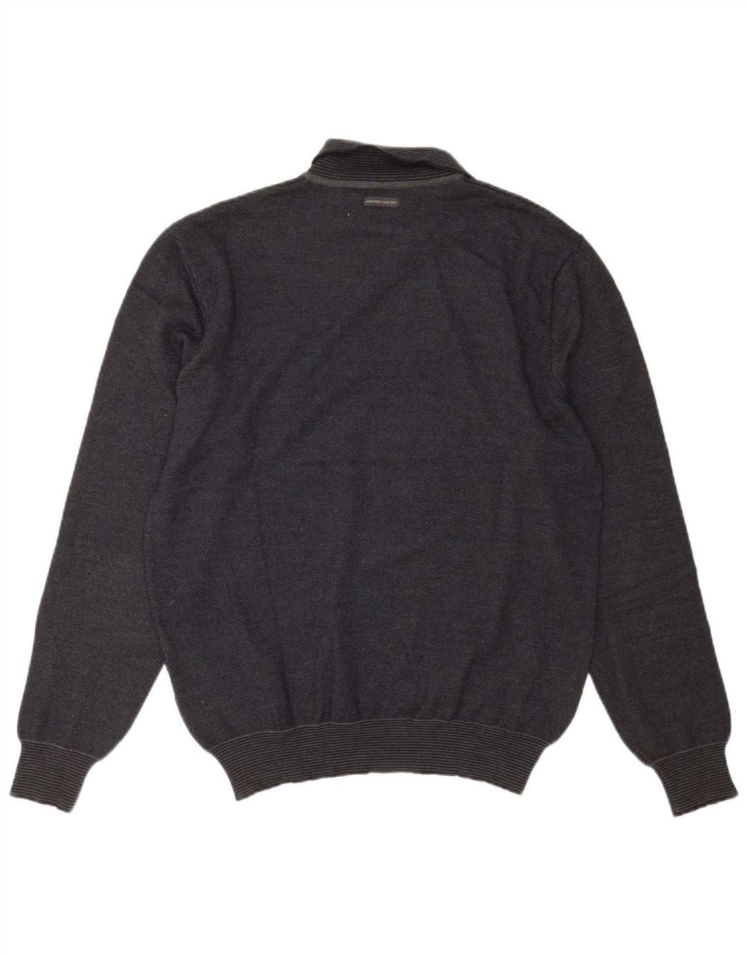 Marlboro Classics Herre Polo Neck Jumper Sweater Stor Grå Uld