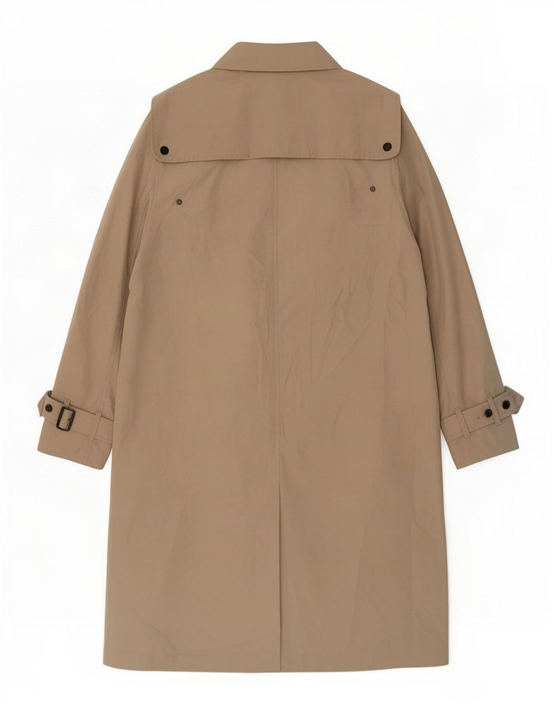 Zara Dame Longline Cape Coat UK 14 Medium Beige Modal