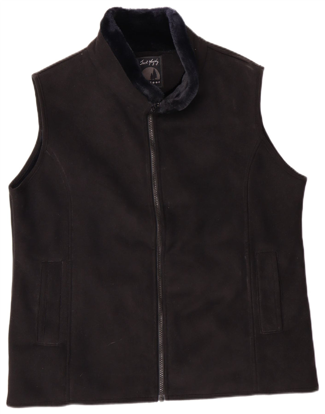 JACK MURPHY Womens Gilet UK 18 XL  Black Acrylic