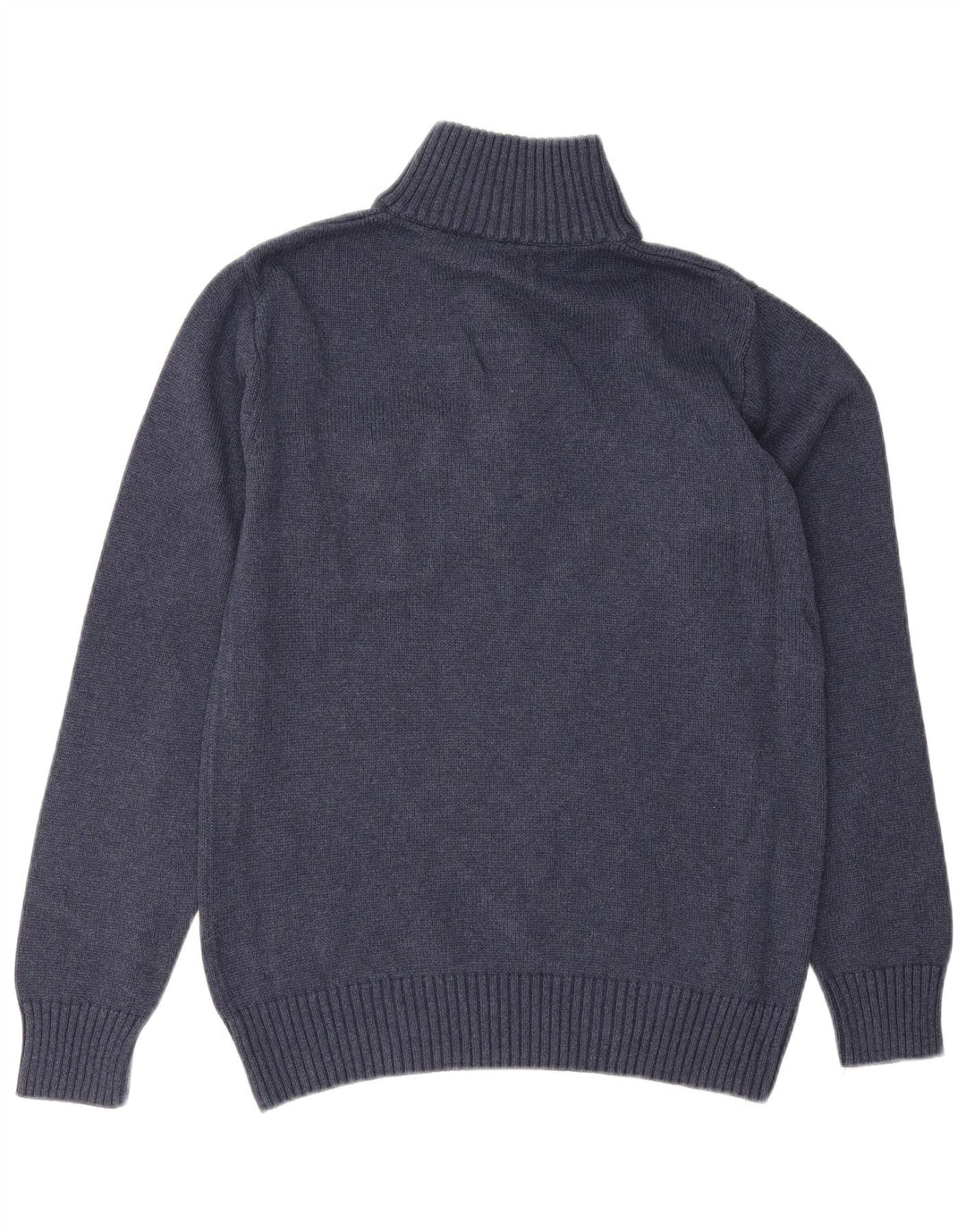 Gant Herre Button Neck Jumper Sweater Medium Navy Blue