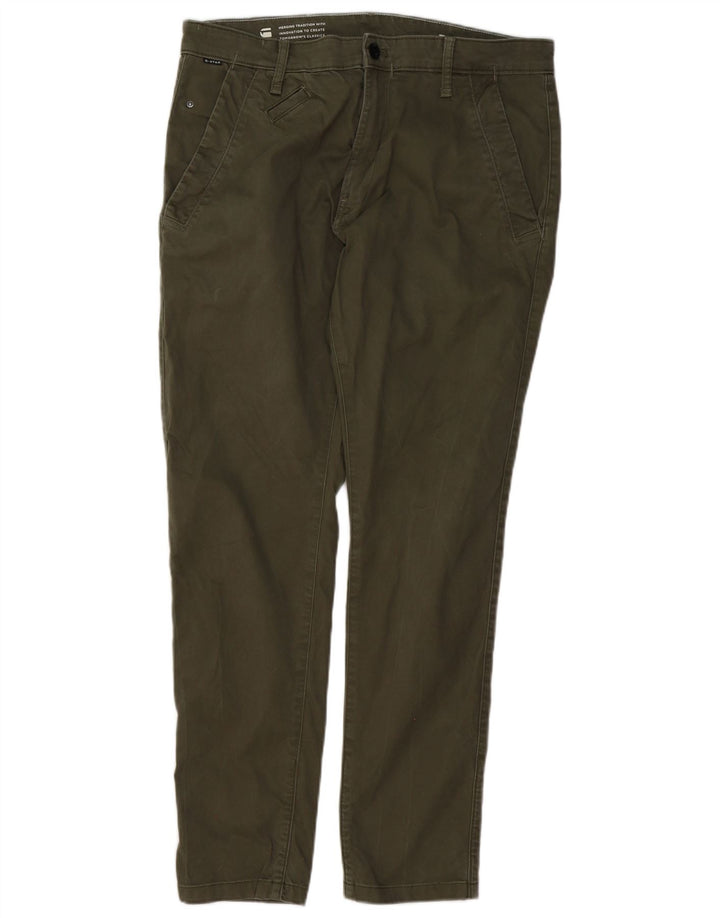 G-STAR Herre Slim Fit Chino Bukser W34 L30 Khaki Bomuld