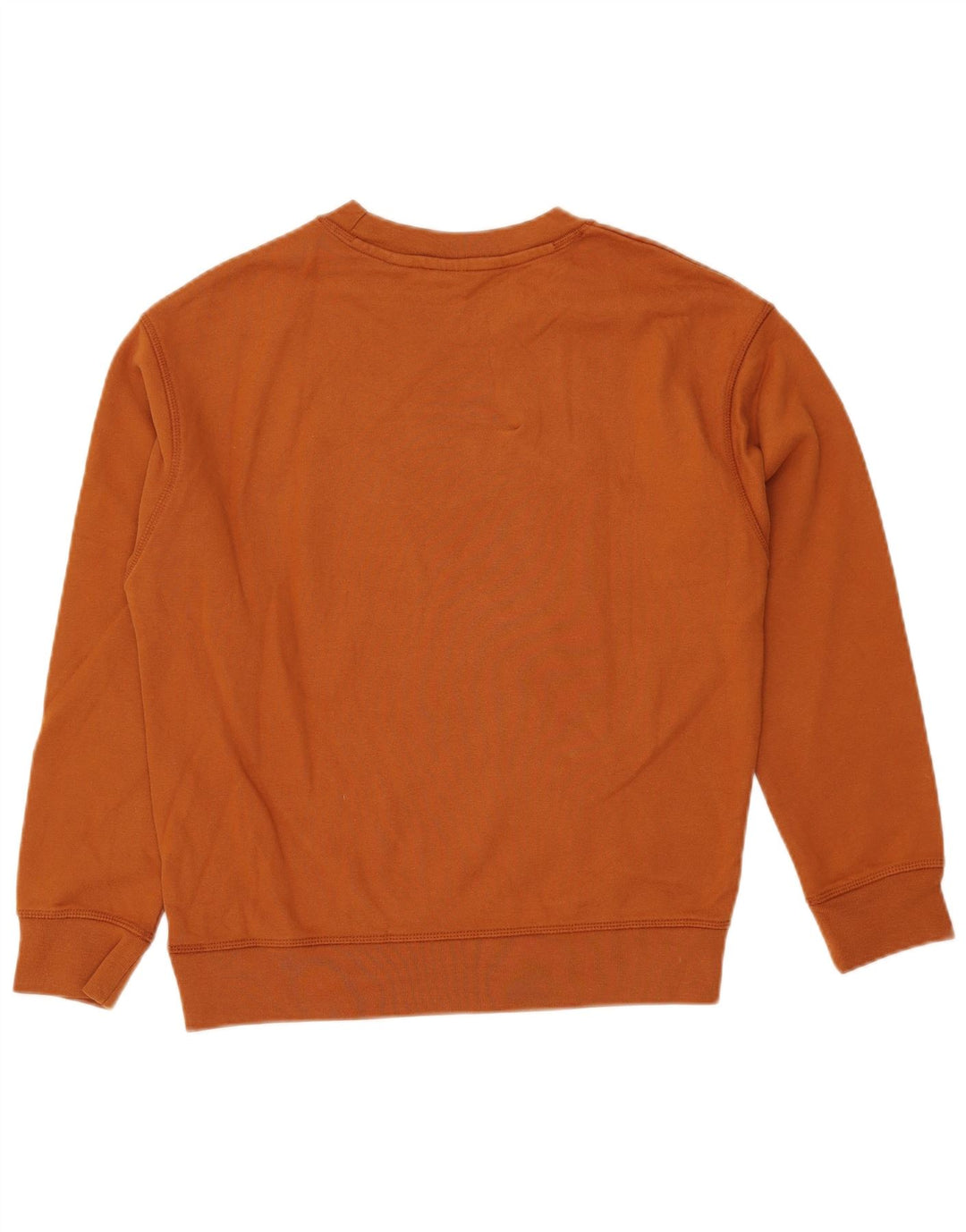 LEVI'S Dame Oversized grafisk sweatshirt Jumper UK 10 Lille brun bomuld
