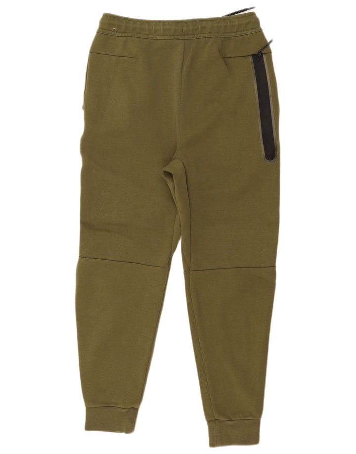 NIKE Mens Tracksuit Trousers Joggers Small  Khaki Cotton