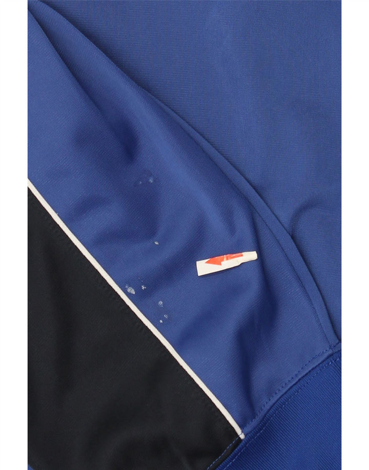 Champion Herre grafisk træningsdragt Topjakke XL Blå Colourblock Polyester