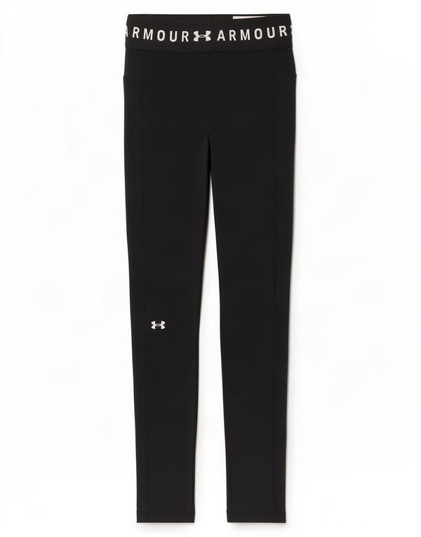Under Armour Womens Heat Gear Grafiske Leggings UK 8 Small Black Polyester