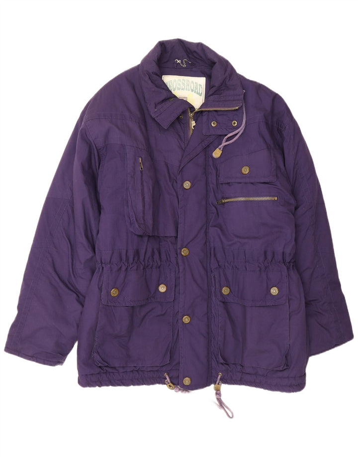 Crossrace Herre Utility Jacket UK 50 Large Purple Polyester