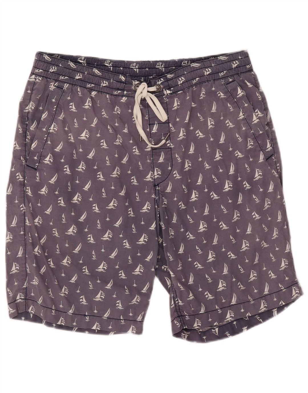 Polo Ralph Lauren Herre abstrakt mønster Casual Shorts Medium W32 Navy Blue