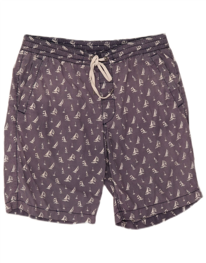 Polo Ralph Lauren Herre abstrakt mønster Casual Shorts Medium W32 Navy Blue