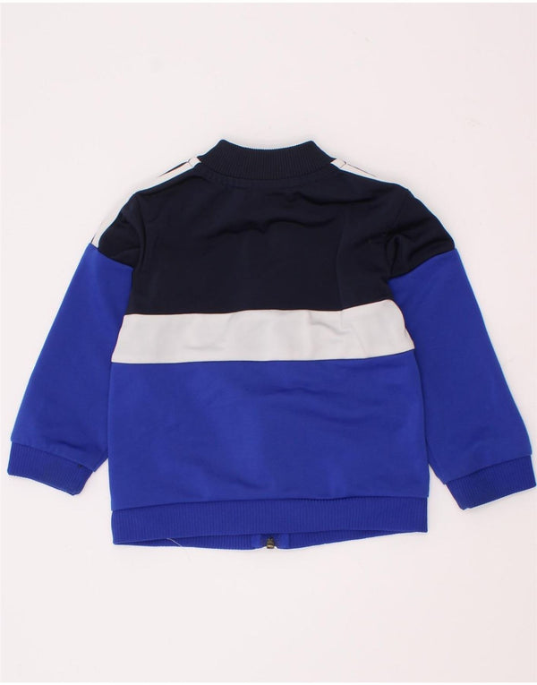Adidas Baby Boys Tracksuit Topjakke 12-18 Måneder Blå Colourblock