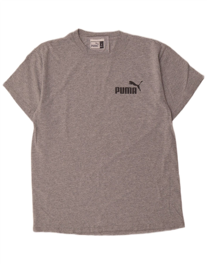 PUMA Grafisk T-shirt top til mænd, stor grå