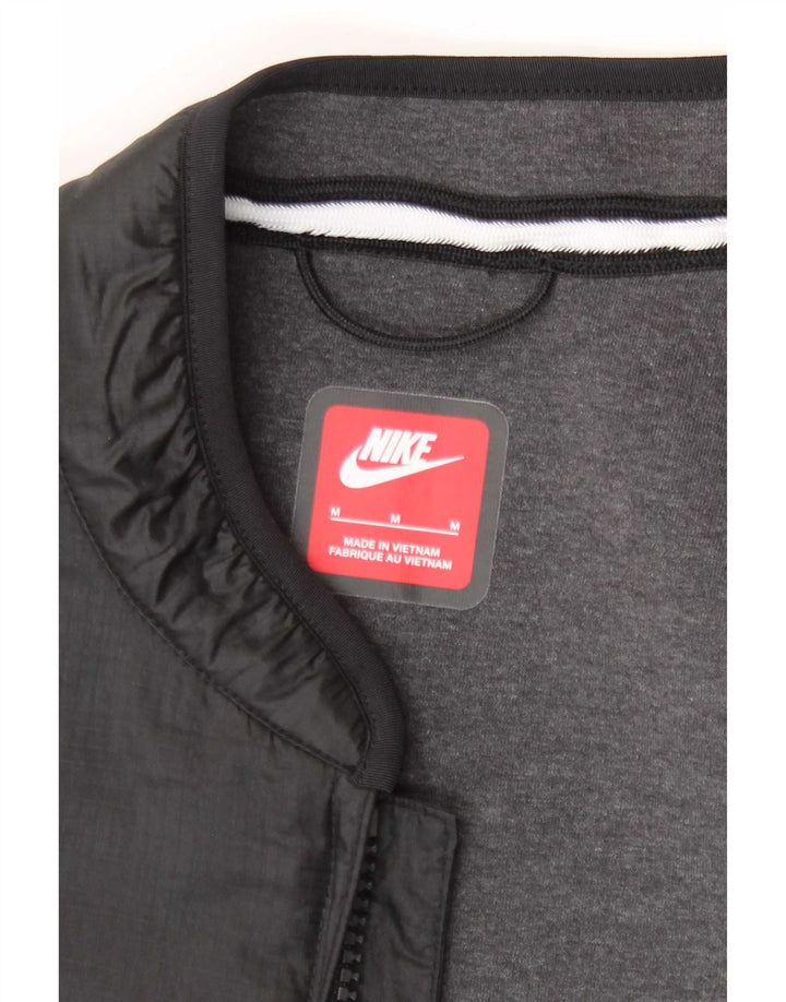 Nike Herre Polstret Gilet UK 38 Medium Sort Nylon
