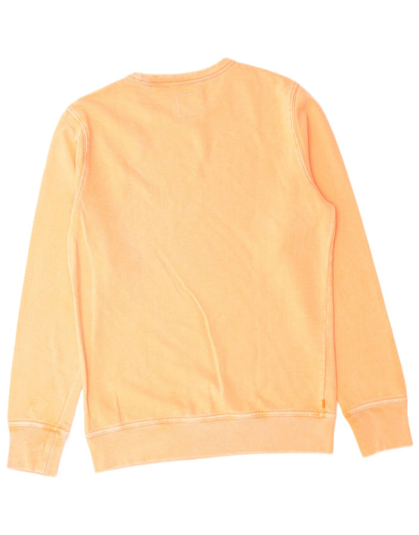 SUPERDRY Sweatshirt til mænd Stor Orange Bomuld