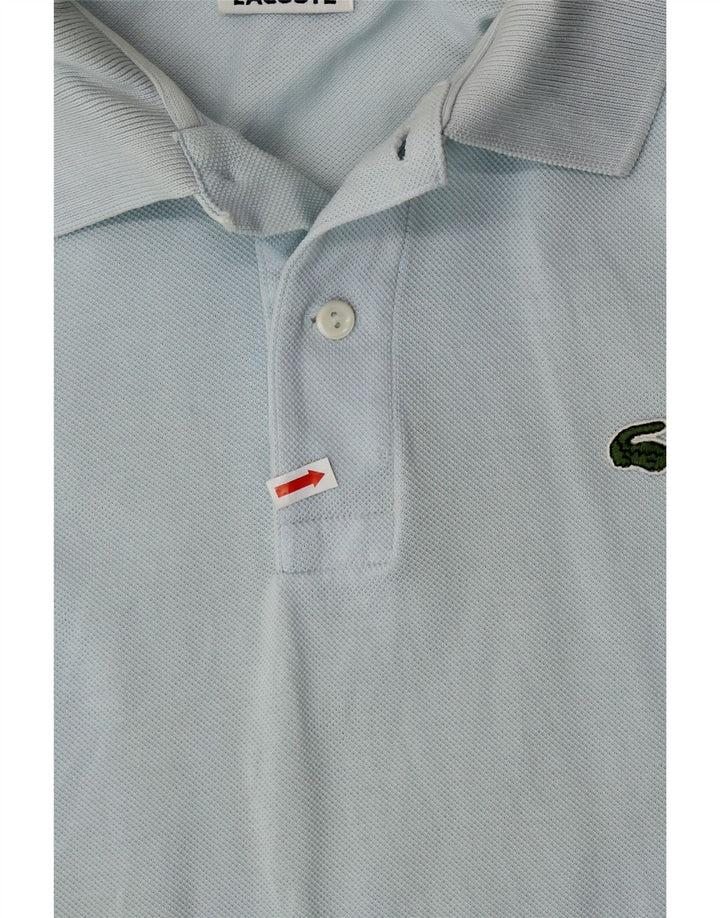 LACOSTE Mens Polo Shirt Size 6 XL Blue Cotton Vintage Lacoste and Second-Hand Lacoste from Messina Hembry 