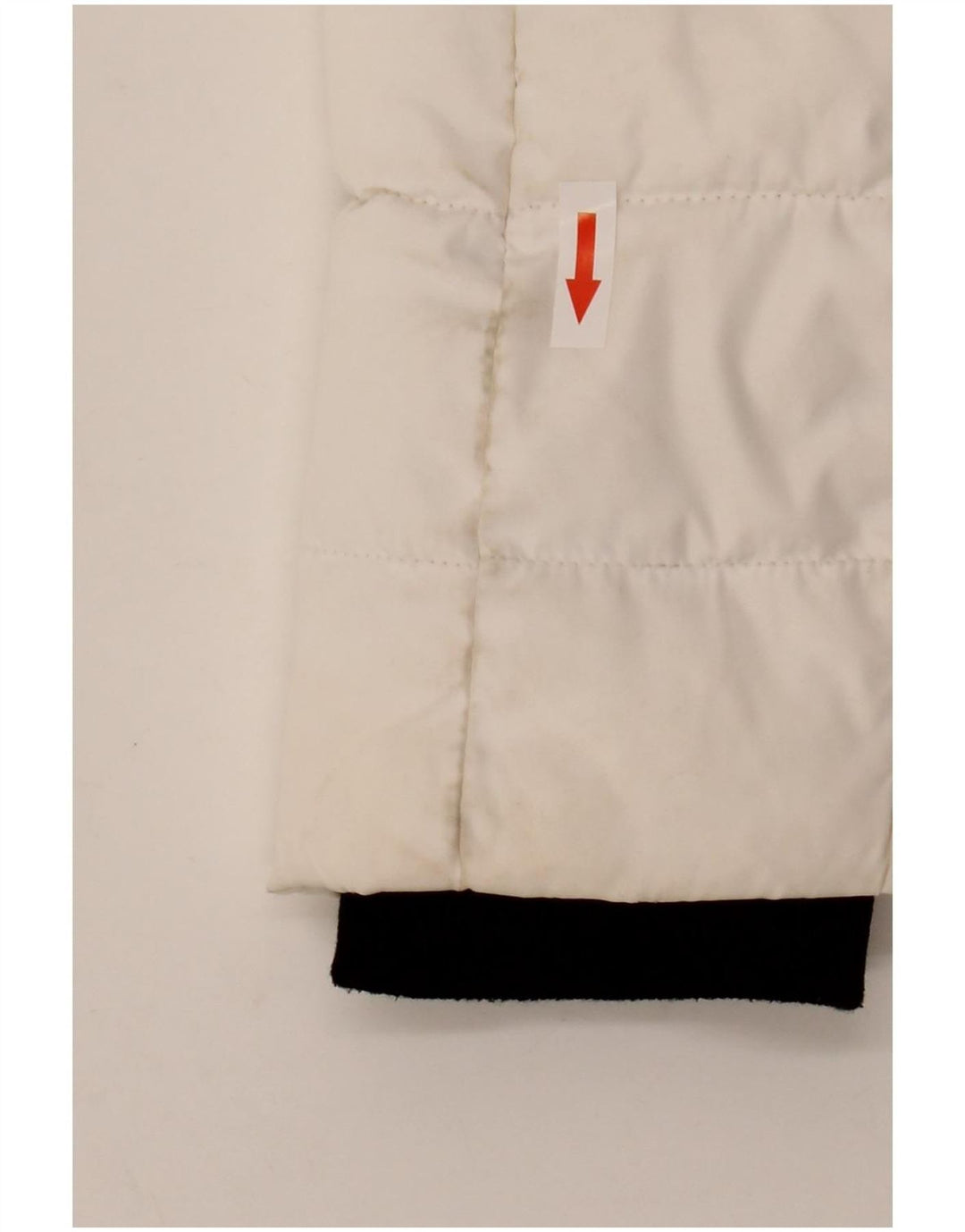 Superdry Polstret hættejakke til kvinder UK 14 Stor hvid polyester