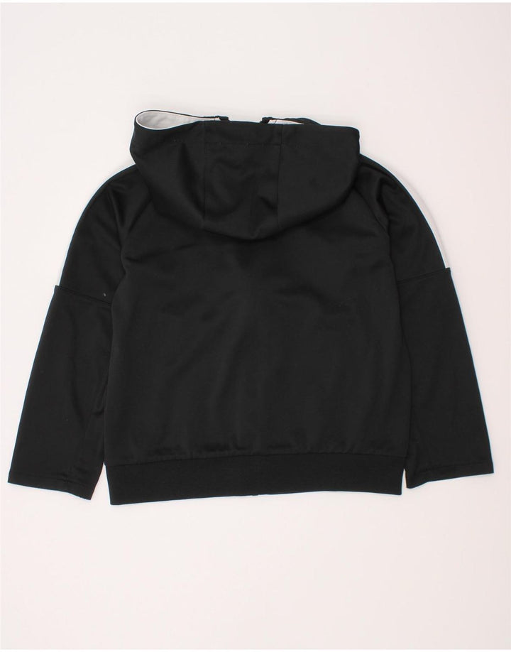 Nike hættetrøje med lynlås til drenge 5-6 år Medium Sort Colourblock Polyester