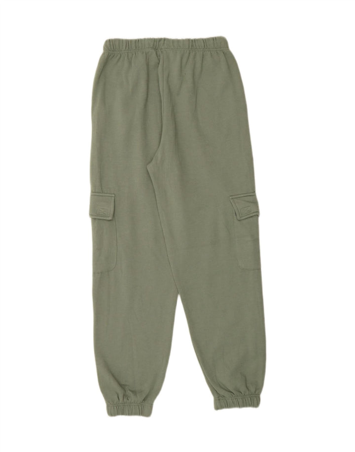 TOPSHOP Womens Cargo Tracksuit Trousers Joggers UK 8 Small Green Polyester Vintage Topshop and Second-Hand Topshop from Messina Hembry 