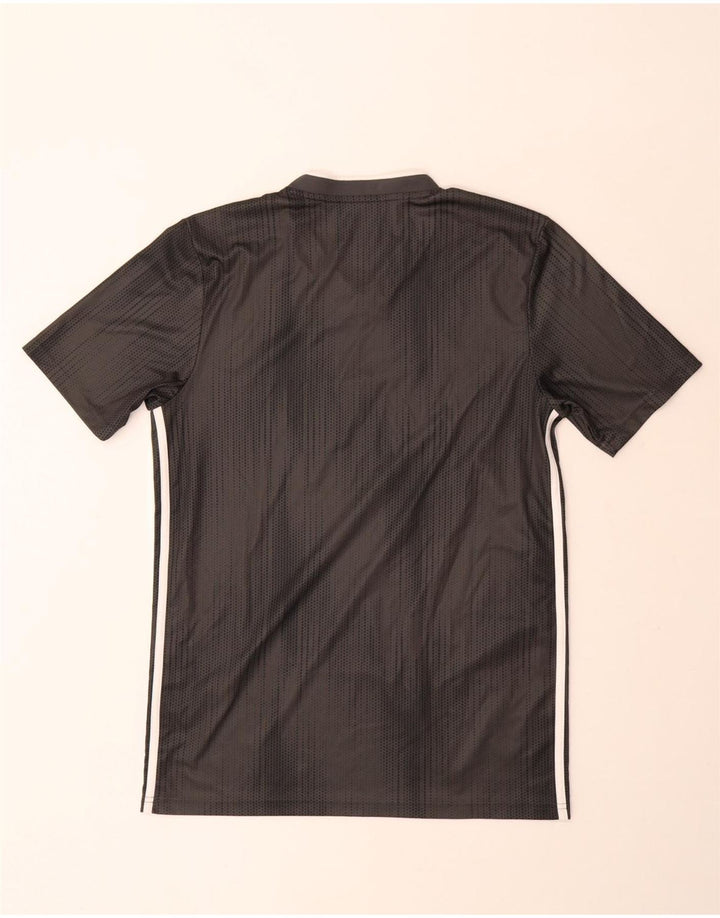 Adidas Herre Climalite T-Shirt Top Medium Grå Plettet