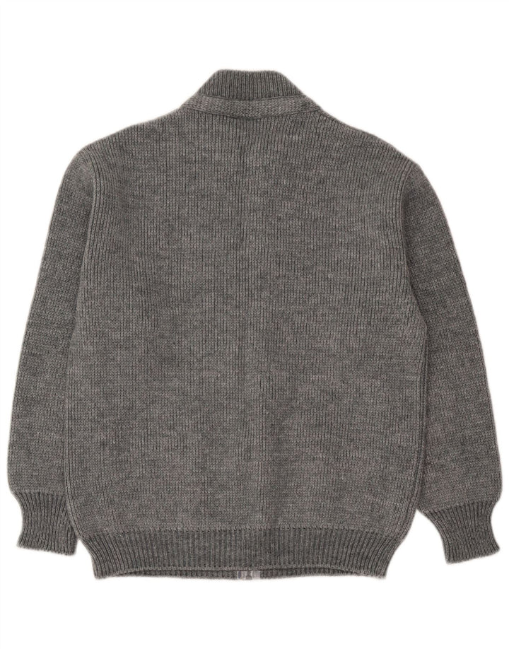Gordon herre cardigan sweater lille grå uld