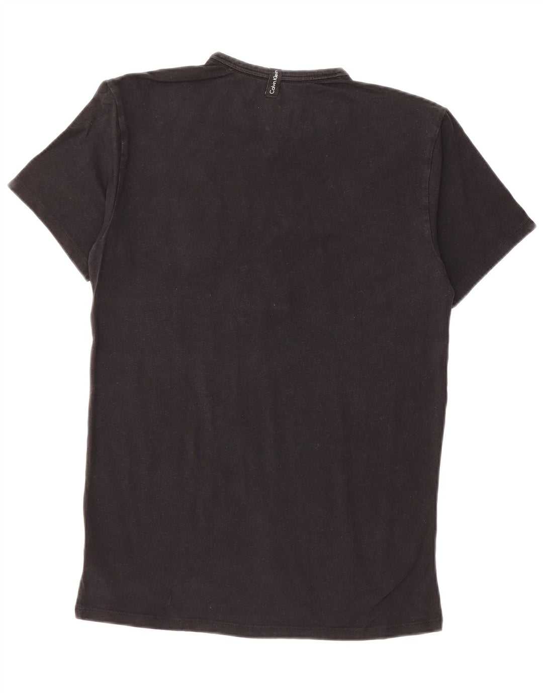 CALVIN KLEIN Herre grafisk T-shirt Top Lille sort bomuld