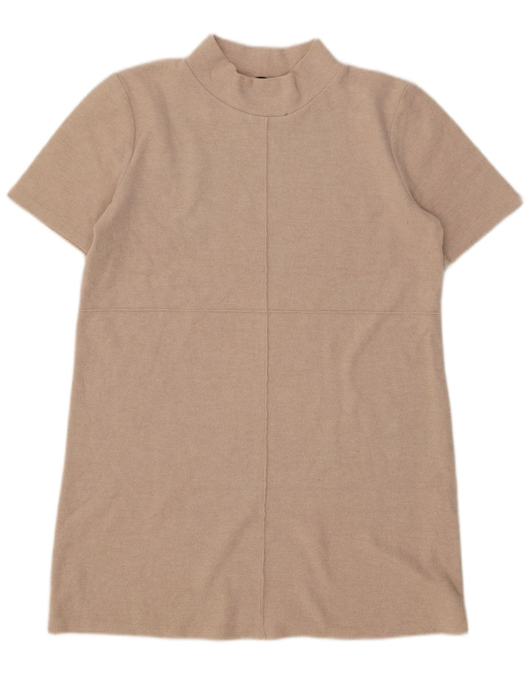 Zara Womens Shift Dress UK 16 Large Beige Bomuld
