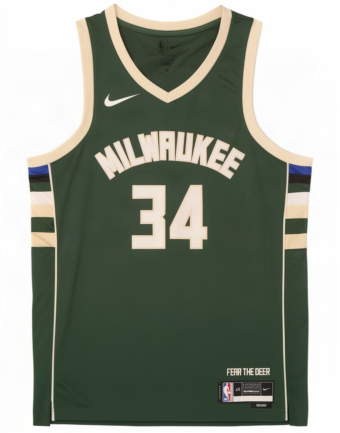 Nike Herre Milwaukee 34 Grafisk Vest Top Stor Grøn Colourblock Polyester