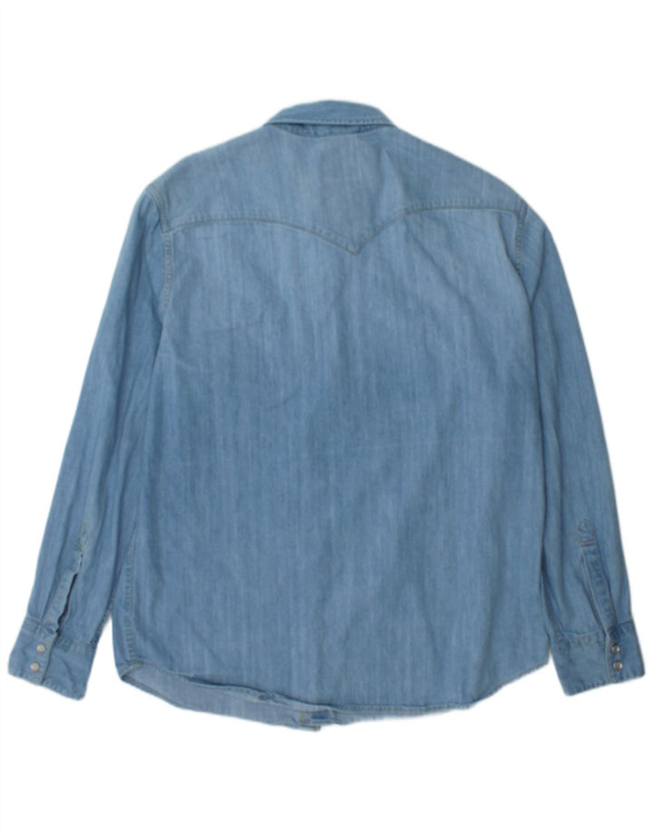 Levi's Herre Standard Fit denimskjorte Stor blå bomuld