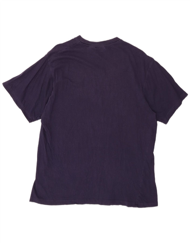FILA Herre grafisk T-shirt top XL marineblå