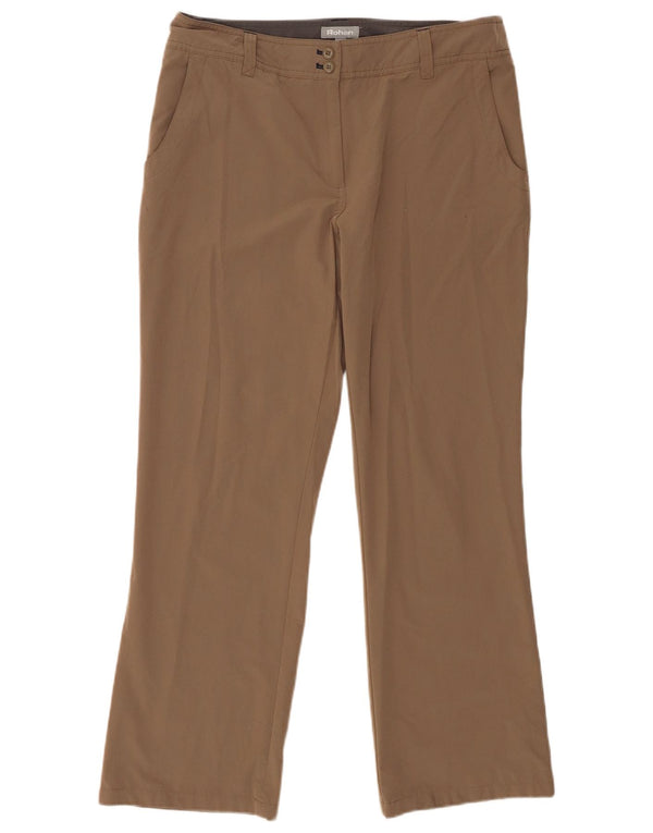 Rohan Lige Chinobukser til kvinder UK 12 Medium W34 L28 Brun Polyamid