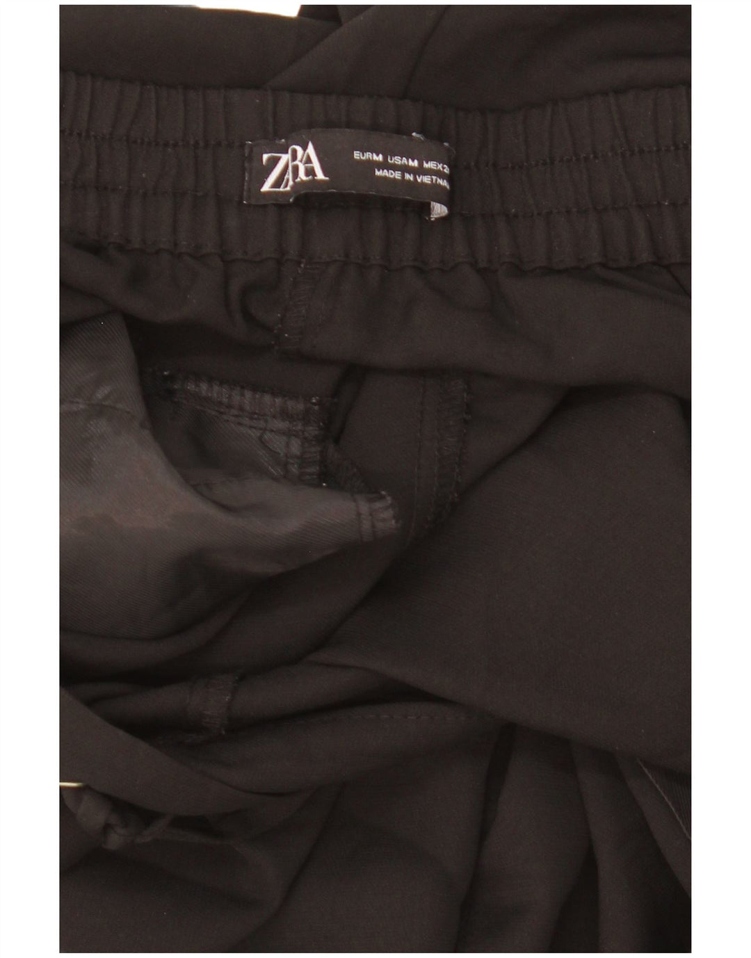 Zara Dame tilspidsede Casual Bukser Medium W28 L26 Sort