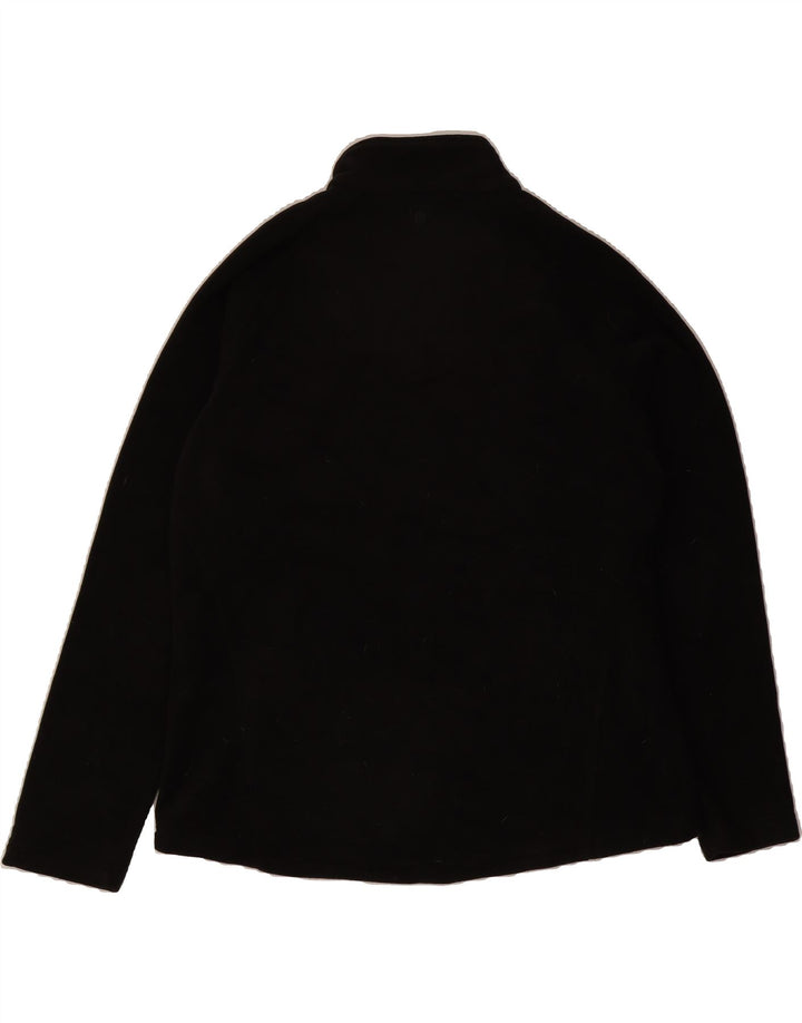 MOUNTAIN WAREHOUSE Womens Fleece Jacket UK 20 2XL Black Polyester Vintage Mountain Warehouse and Second-Hand Mountain Warehouse from Messina Hembry 
