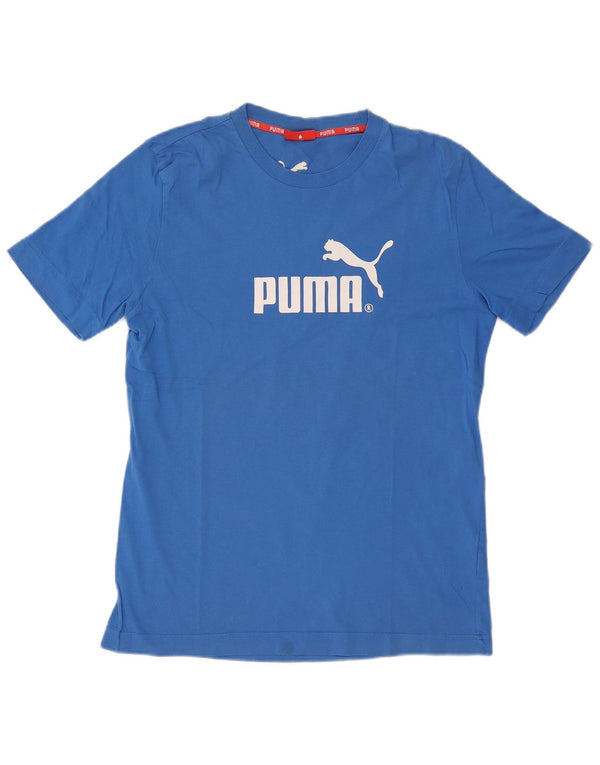 Puma Herre Grafisk T-Shirt Top Medium Blue